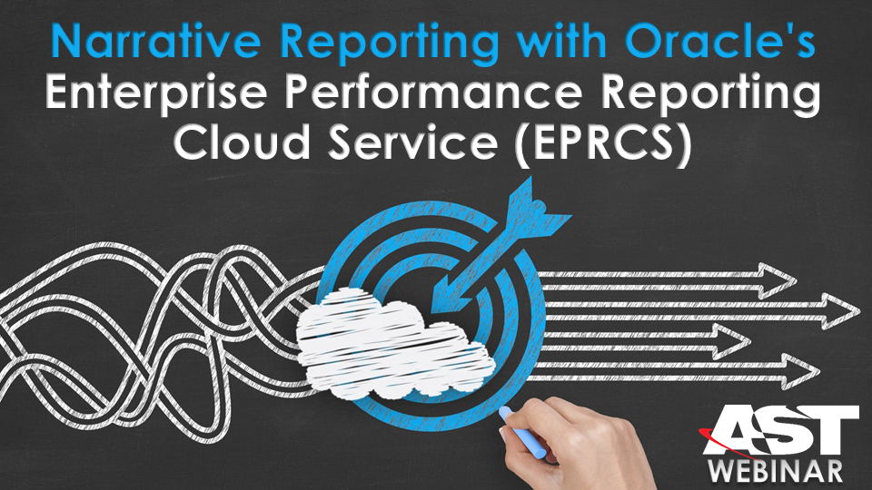 Free Webinar! Narrative Reporting with Oracle’s Enterprise Performance Reporting Cloud Service (EPRCS)!
