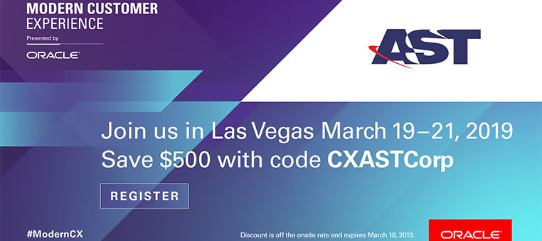 Join AST at Modern CX 2019 – Save Big on Your Registration!