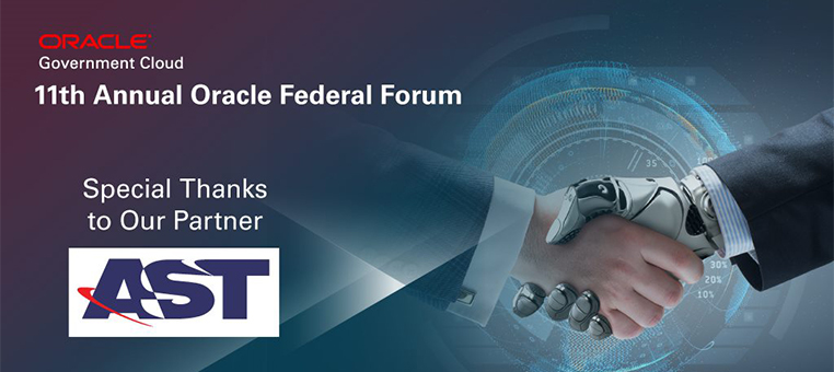 AST to Sponsor Oracle’s 11th Annual Federal Forum