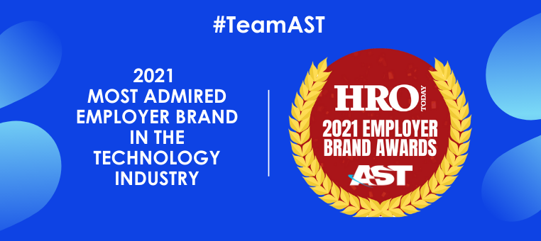 AST Awarded ‘Most Admired Employer Brand’ by HRO Today